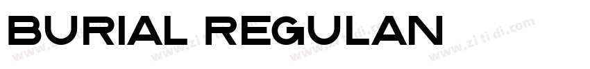 Burial Regulan字体转换